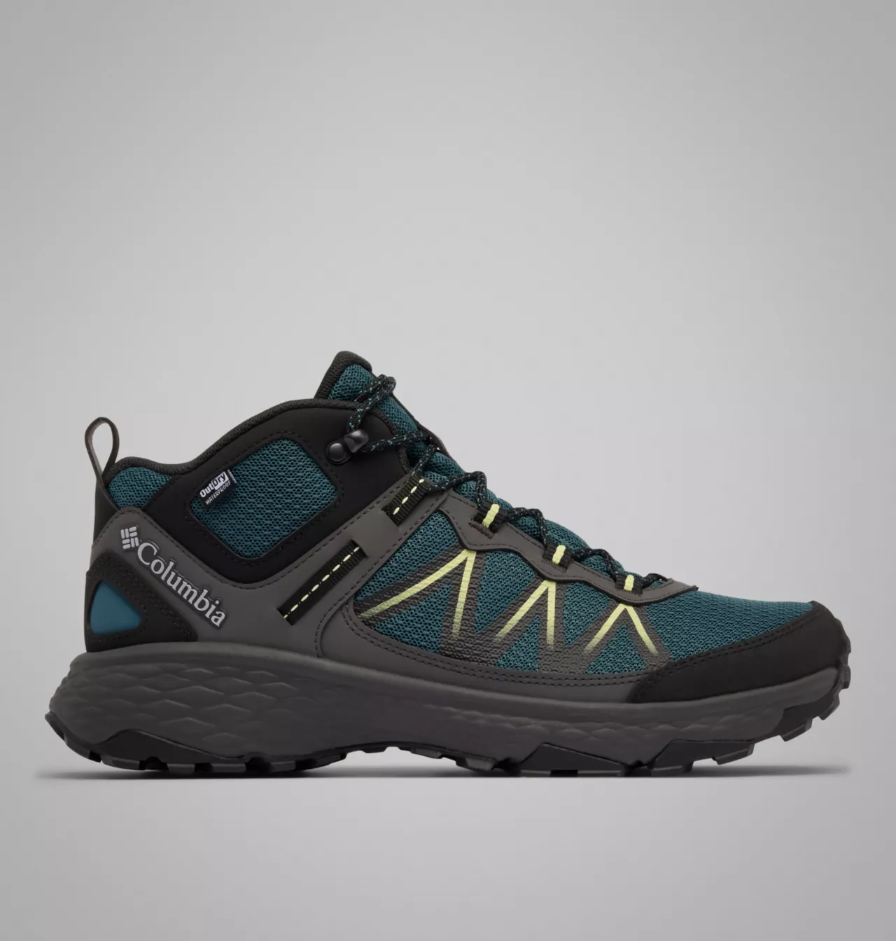 Buty trekkingowe męskie z membraną Columbia Pf Rush Mid Od 2126591429 43 (10US) Czarne (198711327216)