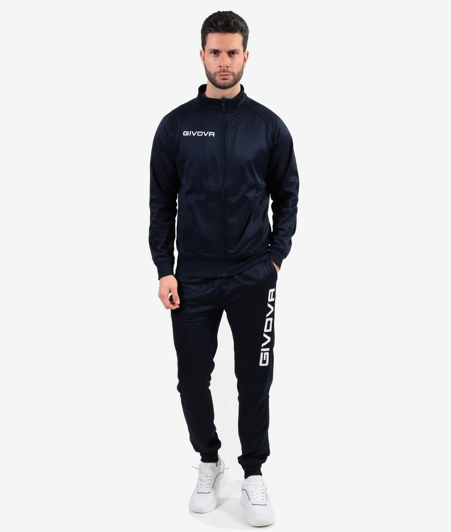 GIVOVA komplet dresowy spodnie + buza TUTA CUBA granatowy