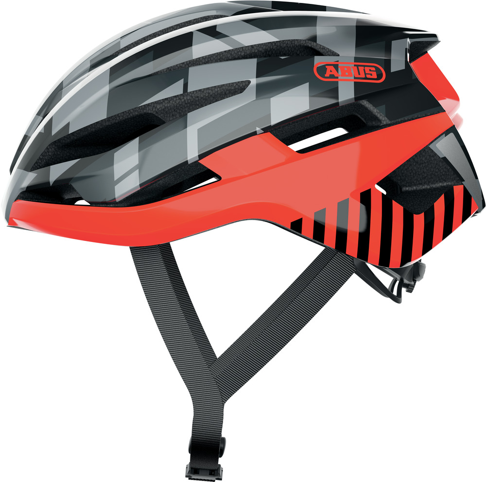 ABUS kask rowerowy STORMCHASER tech pomarańczowy