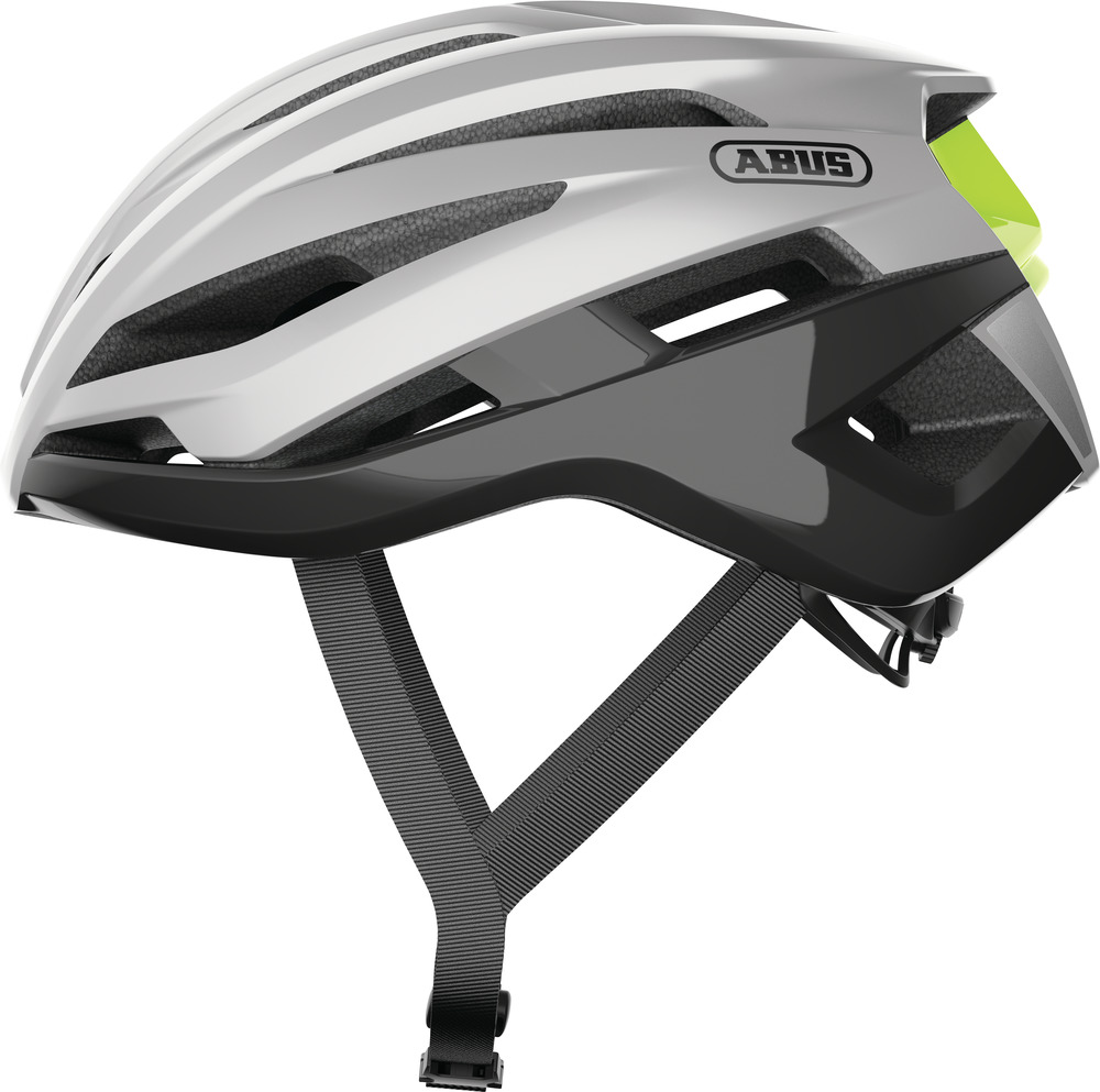 Abus StormChaser Kask, gleam silver S 51-55cm 2020 Kaski rowerowe 87191