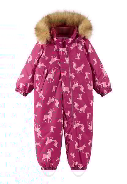 REIMA kombinezon dla dziecka zimowy wodoodporny Lappi różowy