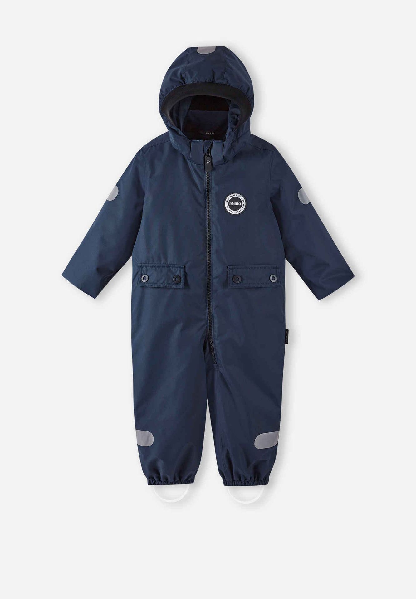 REIMA Wodoodporny ocieplany kombinezon outdoorowy dla dziecka Marte granatowy