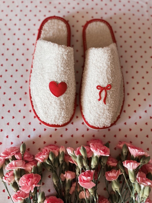 Kapcie damskie walentynki love is in the air