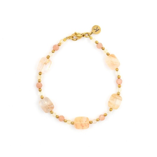 Bransoletka Mix Cytrynu z kamieniem życia