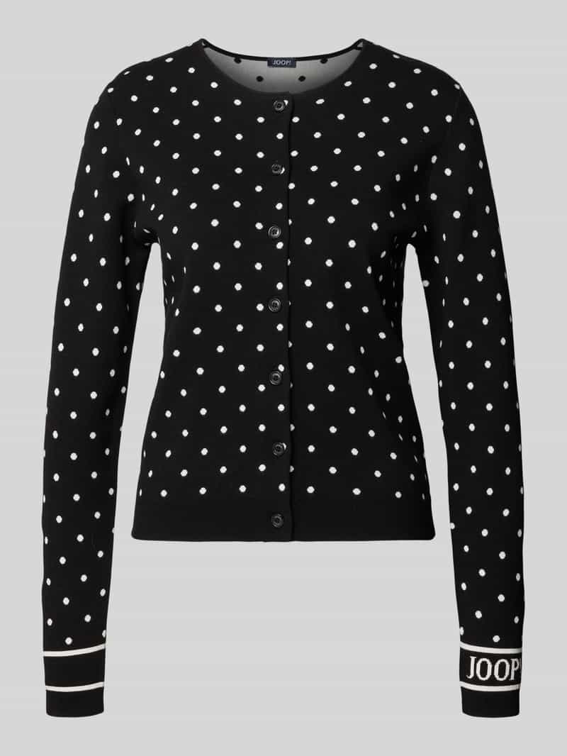 Kardigan o kroju regular fit z mieszanki wiskozy model 'Karli'