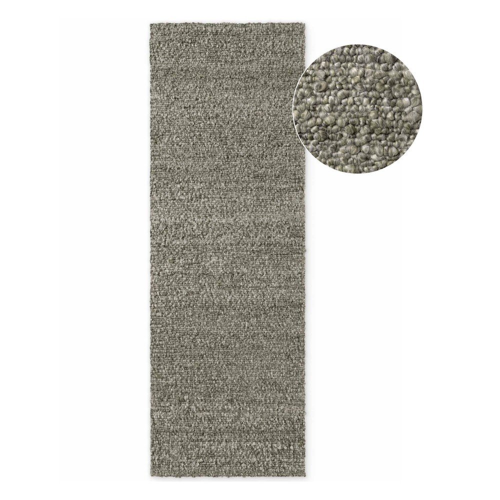 Zielony chodnik z materiału bouclé tkany ręcznie 80x200 cm Notting Hill Portobello – Ted Baker