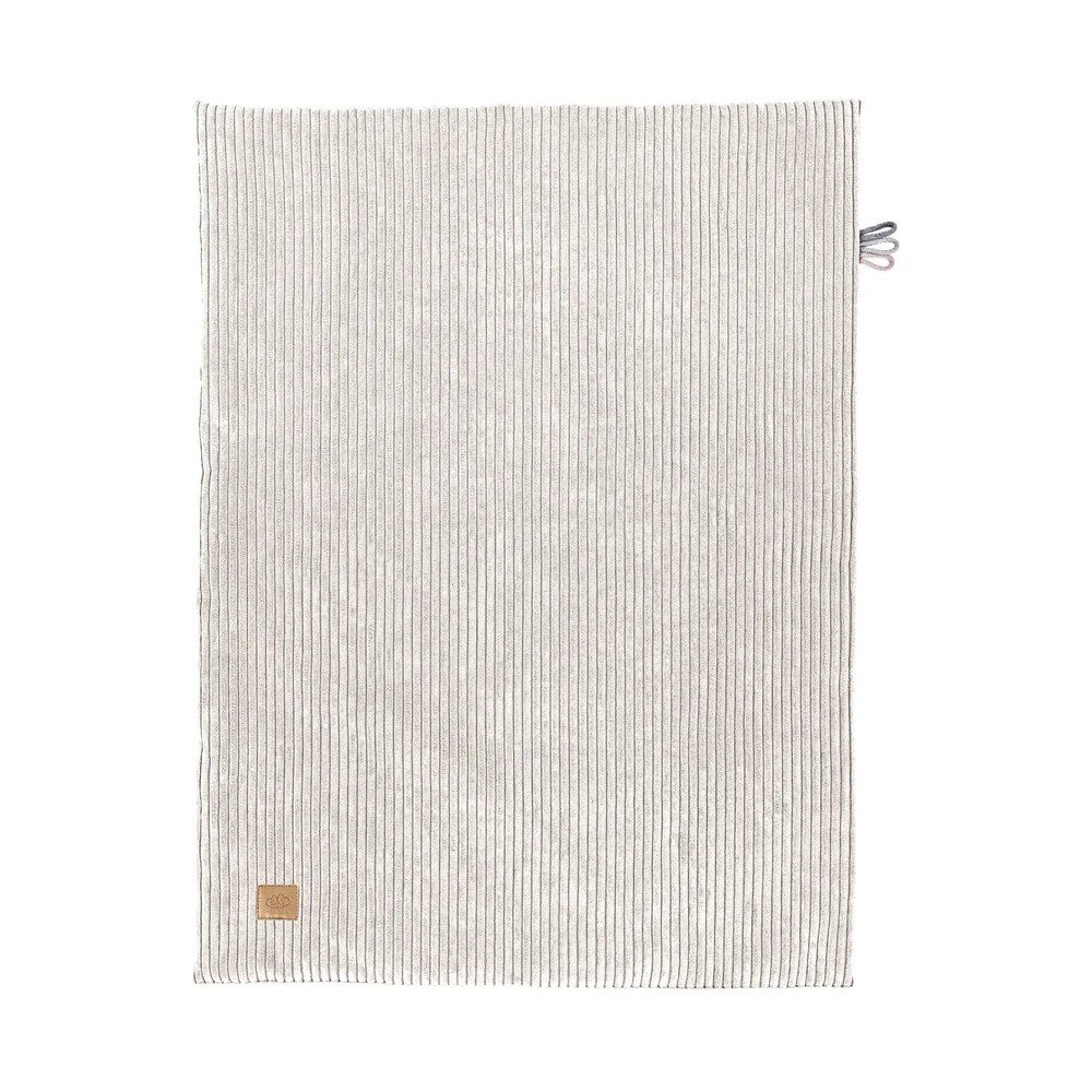 Kremowy koc dziecięcy sztruksowy 100x77 cm – Meowbaby