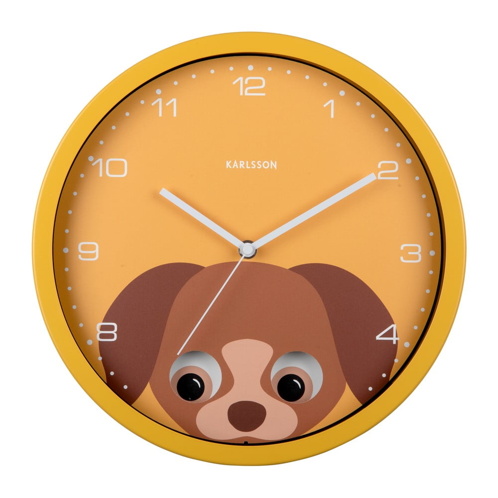 Zegar dziecięcy ø 31 cm Peekaboo Dog – Karlsson