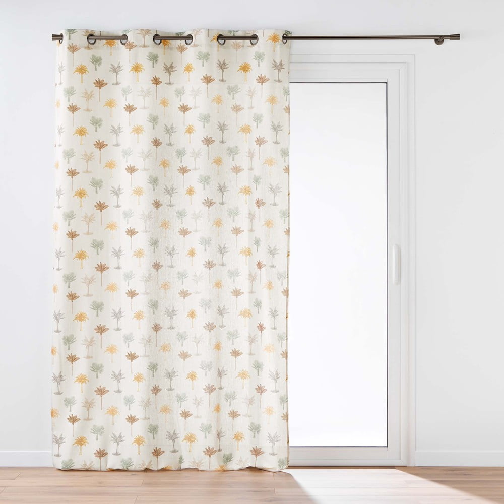 Beżowa zasłona 140x280 cm Palmelia – douceur d'intérieur