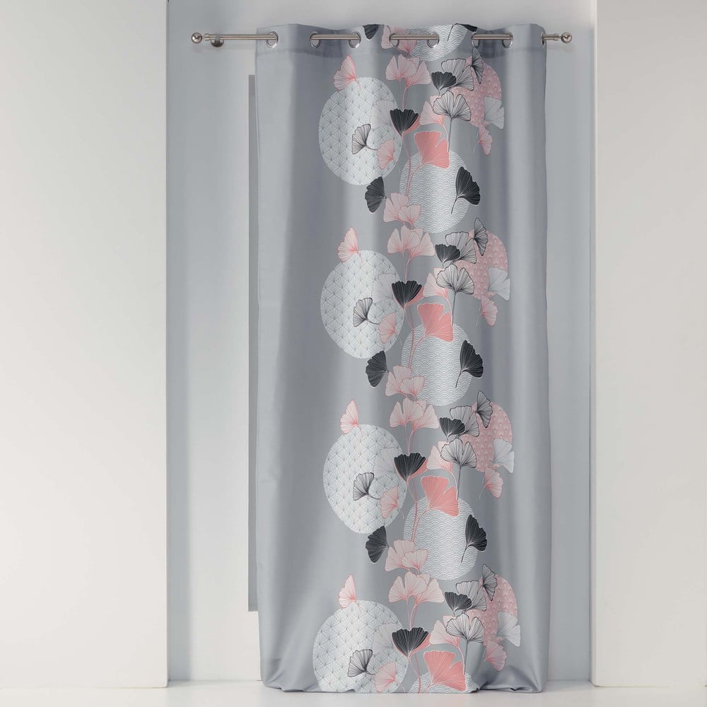 Szara zasłona 140x260 cm Eden – douceur d'intérieur
