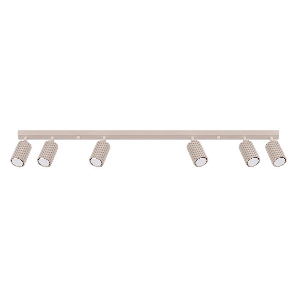 Szarobrązowa metalowa lampa punktowa 6,5x117 cm Gleam – Sollux