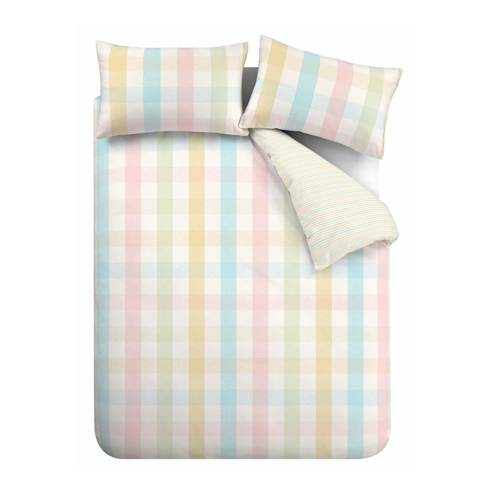 Pościel dwuosobowa 230x220 cm Spring Check – Catherine Lansfield