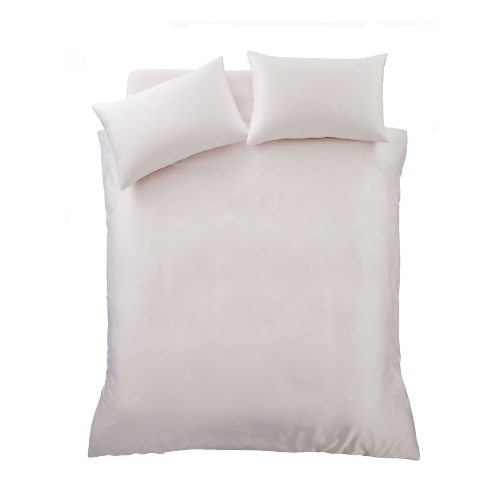 Różowa satynowa pościel dwuosobowa 230x220 cm Silky Soft – Catherine Lansfield