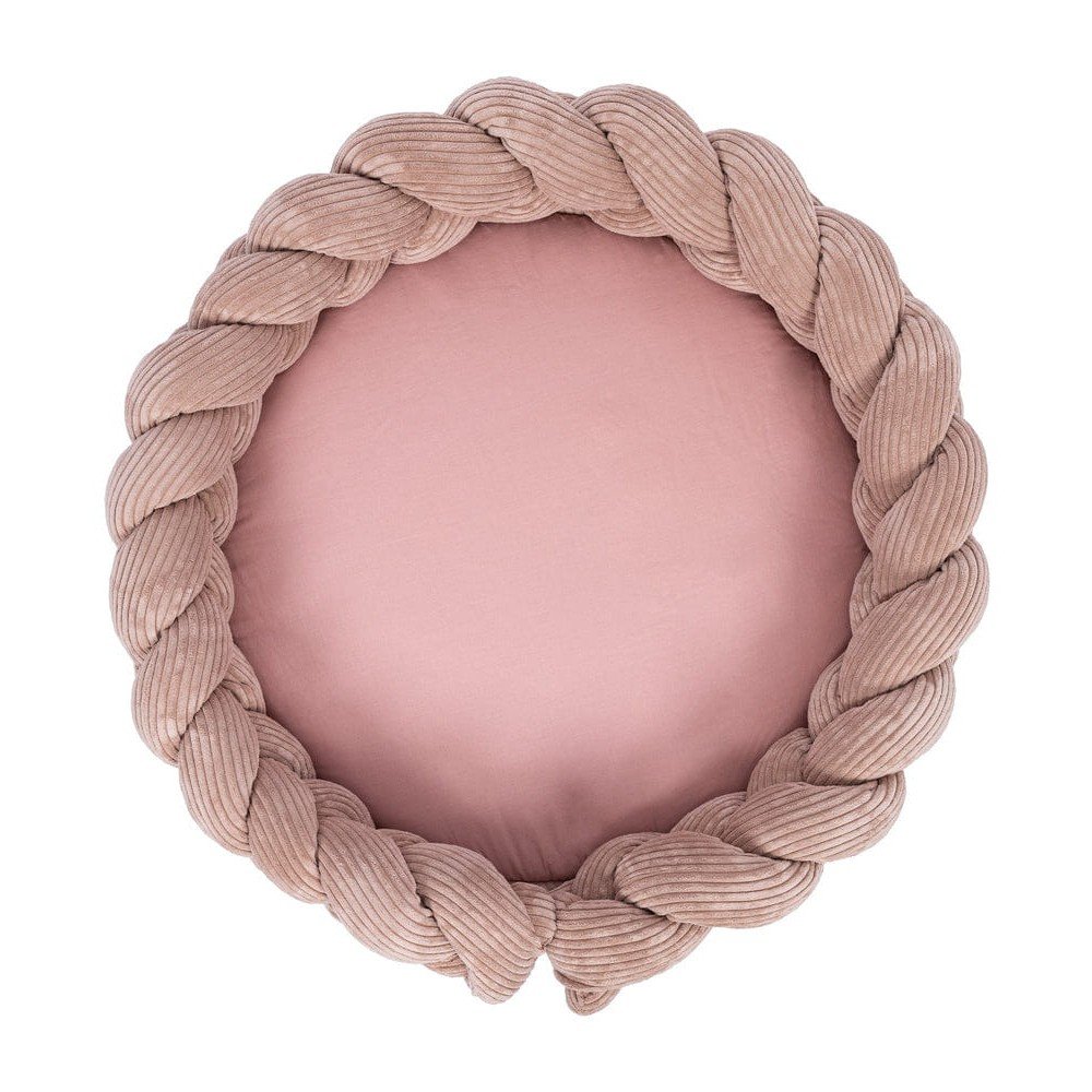 Różowy kokon dla niemowląt 100x100 cm – Meowbaby