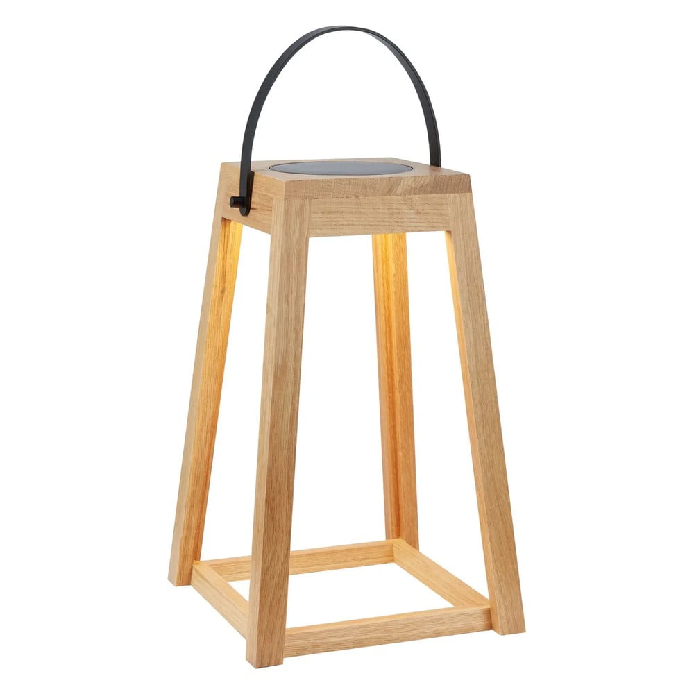 Brązowy zewnętrzny lampion solarny LED na USB (wysokość 54 cm) Nordic – Markslöjd