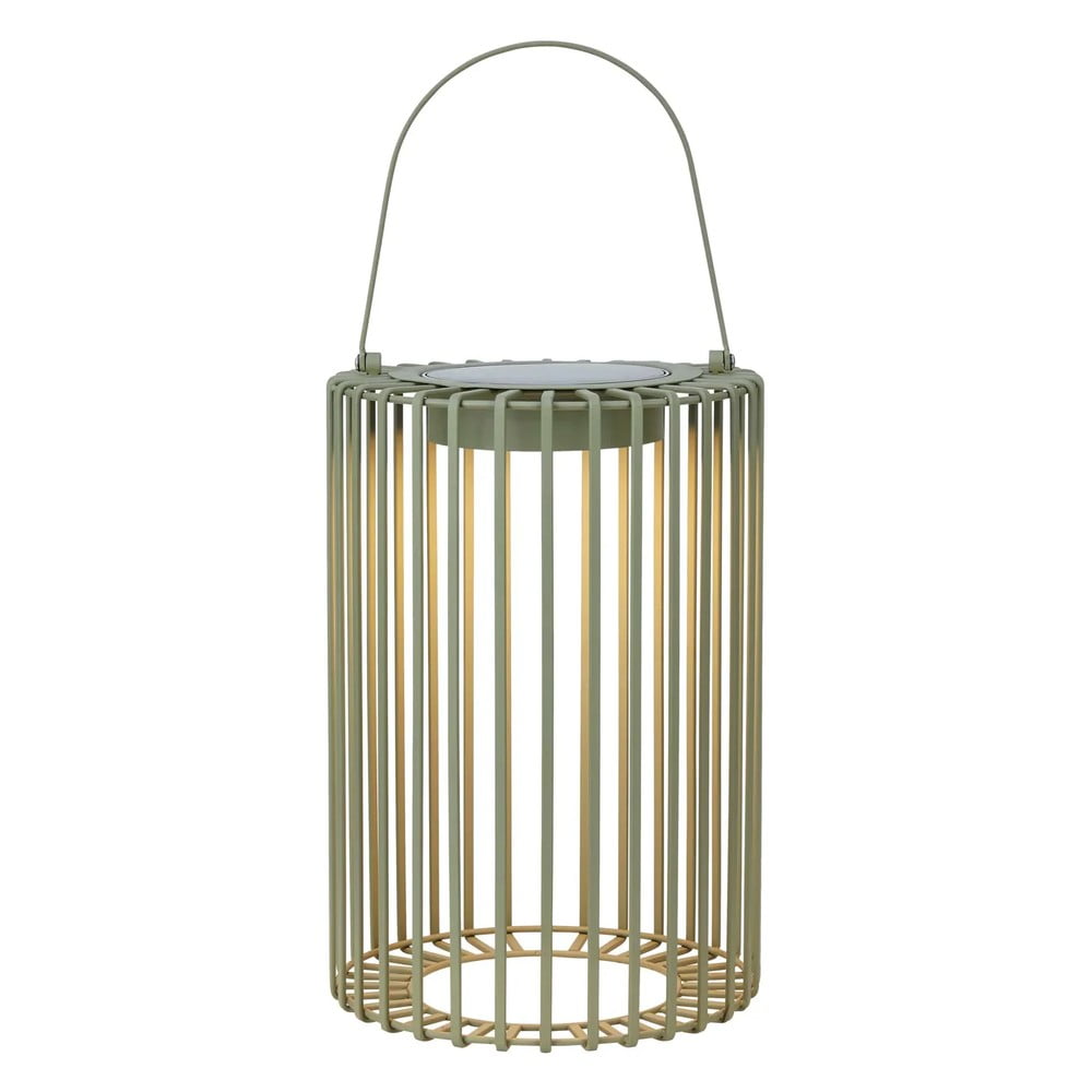 Zielony zewnętrzny lampion solarny LED na USB (wysokość 54 cm) Cavia – Markslöjd