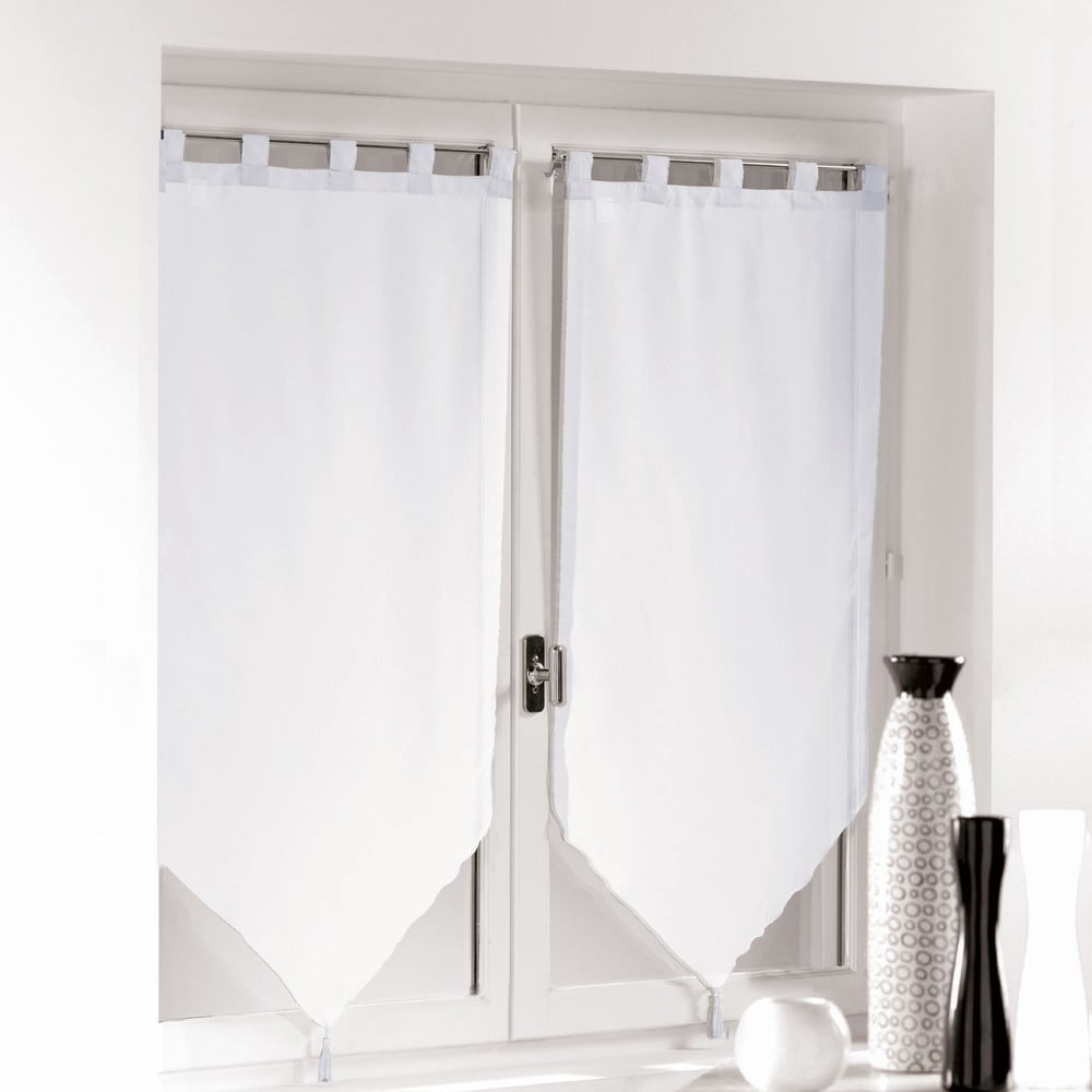 Białe firanki z woalu zestaw 2 szt. 60x160 cm Voiline – douceur d'intérieur