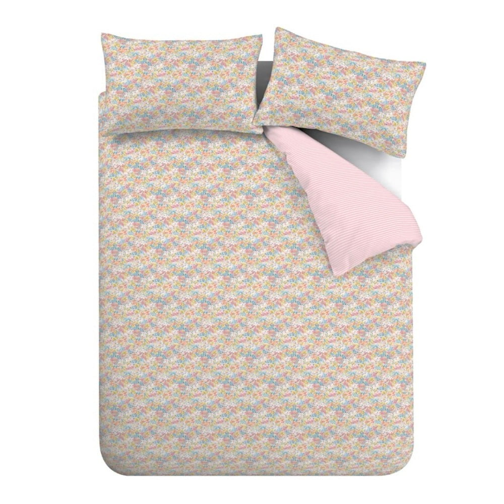 Różowa pościel jednoosobowa 135x200 cm Darcy Floral – Catherine Lansfield