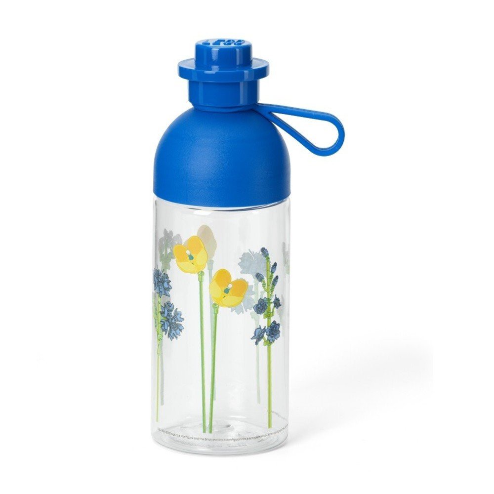 Niebieska butelka dla dzieci 500 ml Meadow Flowers – LEGO®