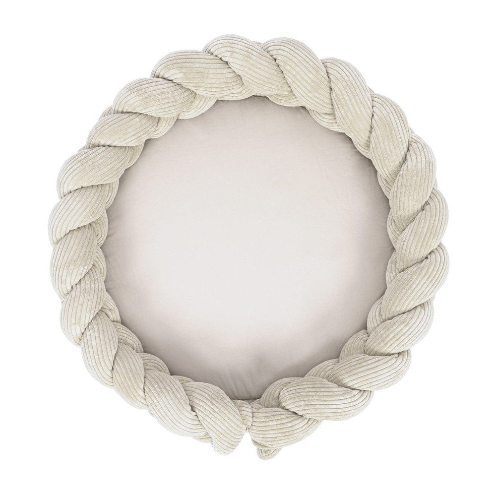 Beżowy kokon dla niemowląt 100x100 cm – Meowbaby