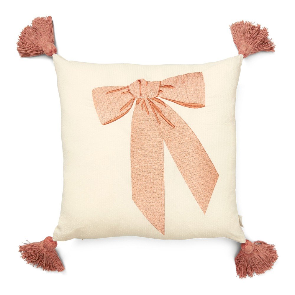 Poduszka dziecięca z bawełny organicznej 35x35 cm Bows – Cam Cam Copenhagen