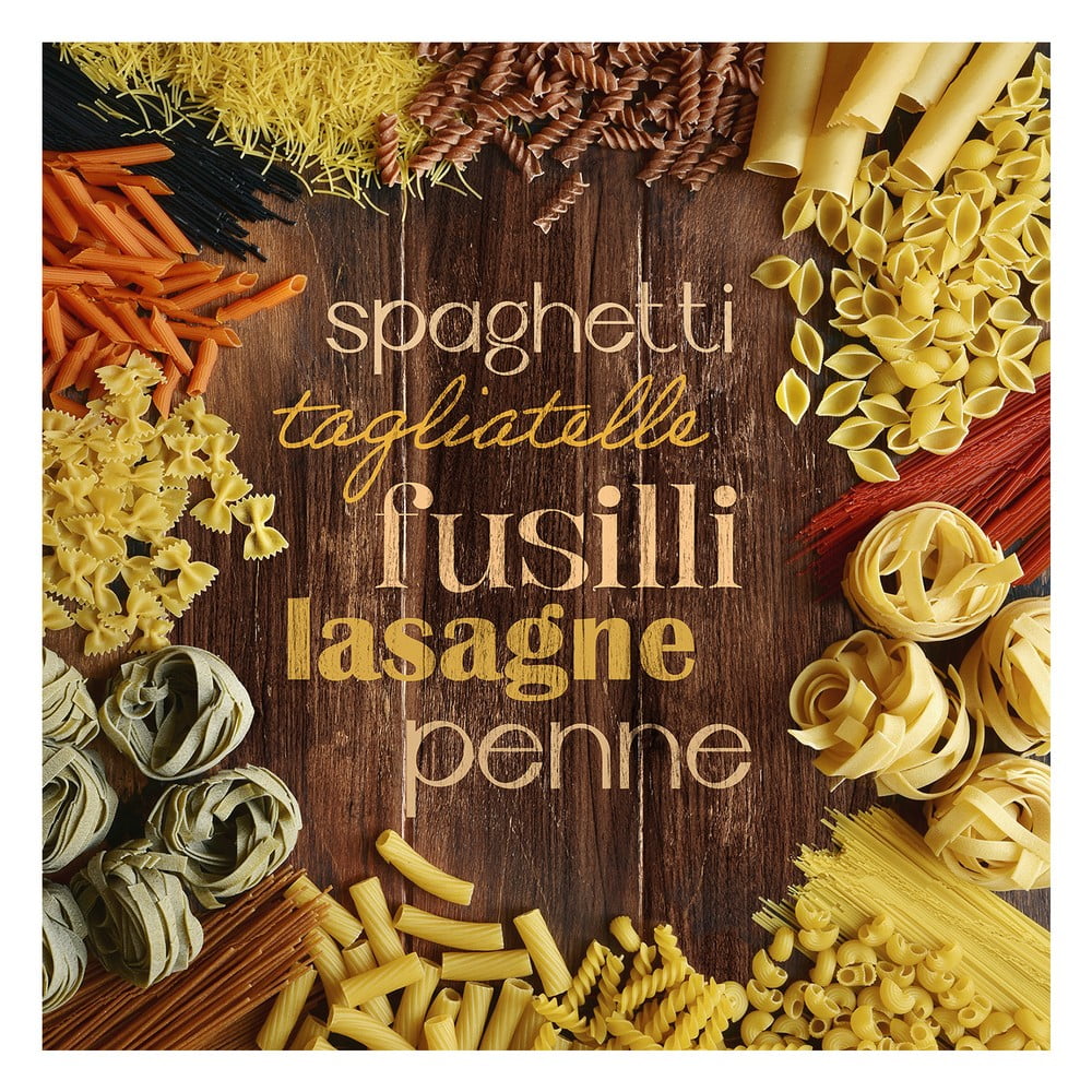 Szklany obraz 30x30 cm Pasta – Styler