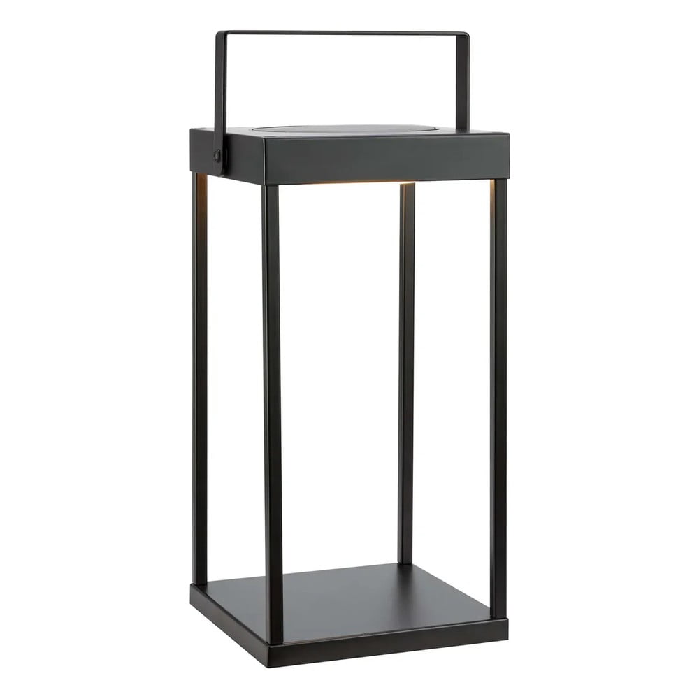 Czarny zewnętrzny lampion solarny LED na USB (wysokość 42 cm) Pure – Markslöjd