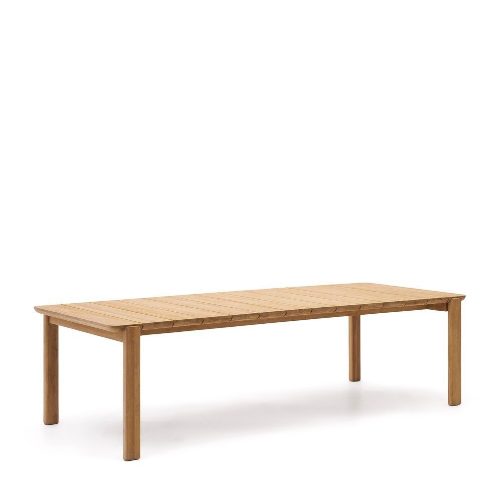 Stół ogrodowy z litego drewna tekowego 102x220 cm Icaro – Kave Home