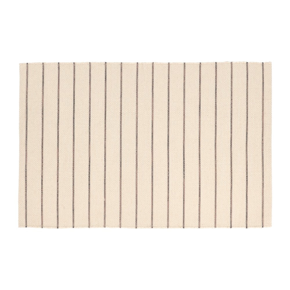 Beżowy dywan z mieszanki bawełny 60x90 cm Line – Södahl