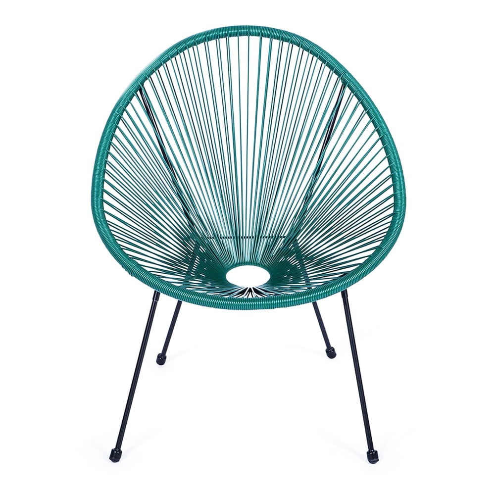 Zielony metalowy/plastikowy fotel ogrodowy Avocado Comfort – Bonami Selection