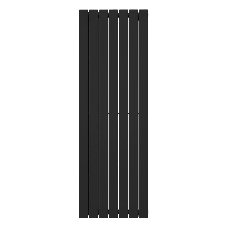 Rebison Julia Grzejnik pionowy dekoracyjny panelowy 1600 Czarny podwójny - podłączenie dolne lewe / dolne prawe, Szerokość - 468 mm, Wersja - Podwójna, Wiesz