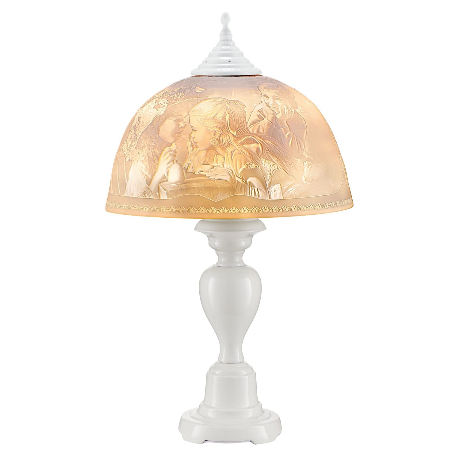 Porcelanowa lampa stołowa 60 cm SEKRET