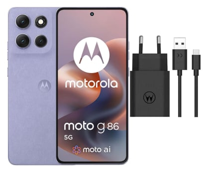Motorola moto g86 5G 8/256GB Cosmic Sky 120Hz + Ładowarka 33W