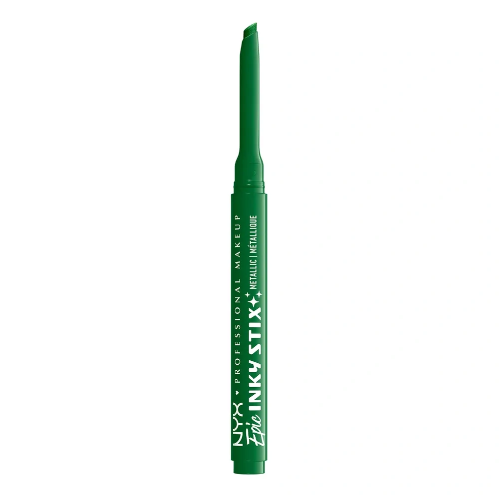 NYX Professional Makeup Epic Inky Stix wodoodporny kremowo-żelowy eyeliner w formie kredki do oczu o metalicznym wykończeniu 14 Electric Emerald 0,1