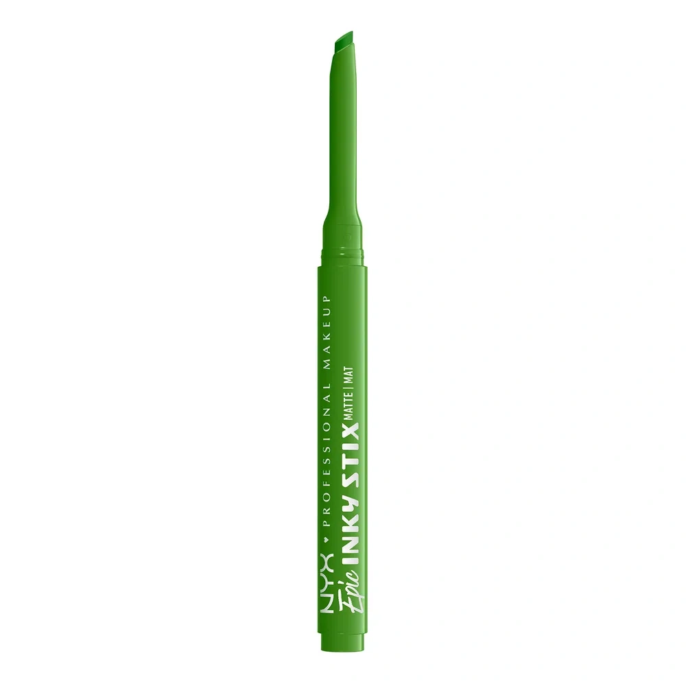 NYX Professional Makeup Epic Inky Stix wodoodporny kremowo-żelowy eyeliner w formie kredki do oczu o matowym wykończeniu 13 On-Lime 0,1 g