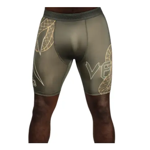 Venum Vale Tudo Shorts Spodenki Kompresyjne Serpenti Khaki/Bronze/Ivory