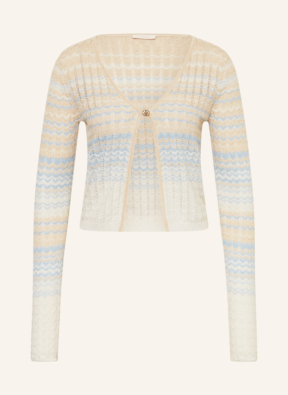 Guess Bluzka Rosalyn Z Brokatową Przędzą blau