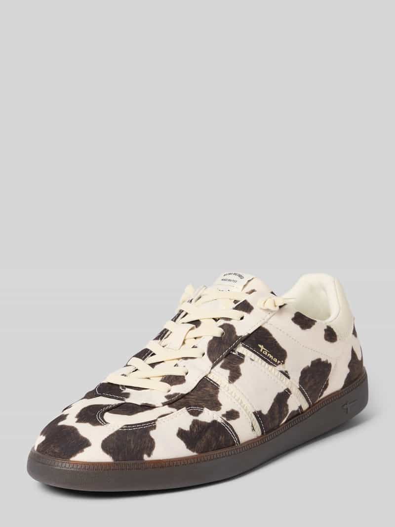 Niskie trampki z nadrukiem allover