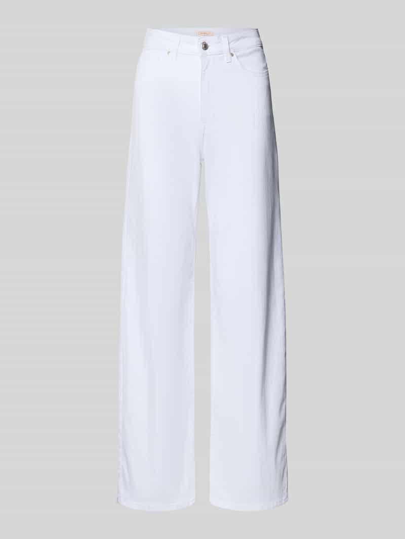 Jeansy z szeroką nogawką z mieszanki bawełny model 'MADISON'