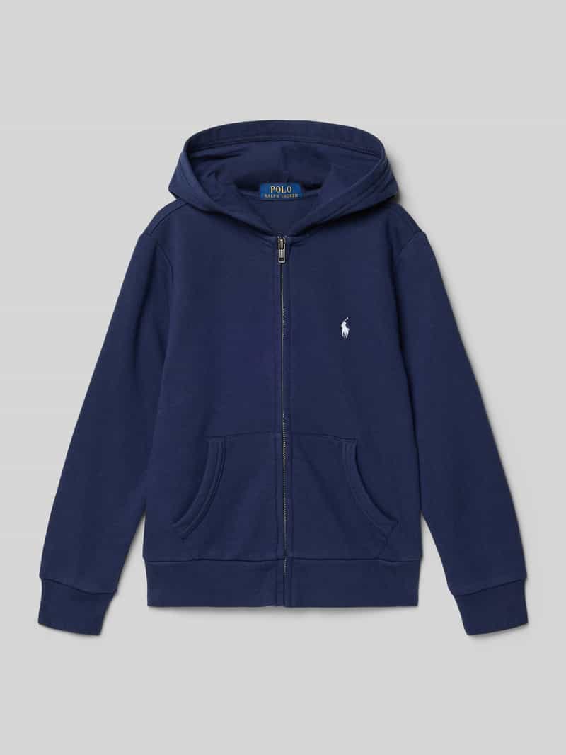 Bluza rozpinana o kroju regular fit z mieszanki bawełny