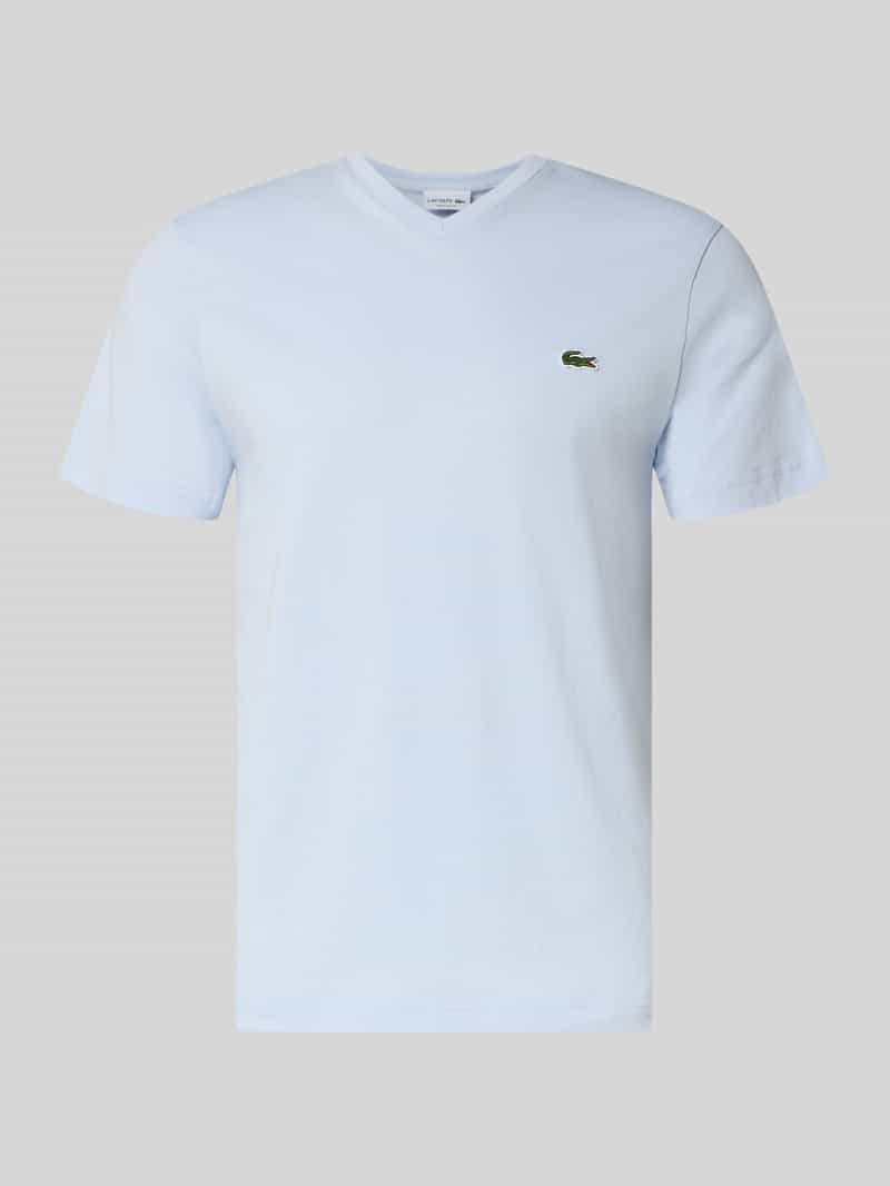 T-shirt o kroju regular fit z czystej bawełny