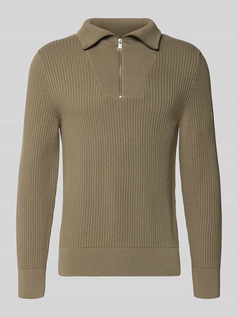 Troyer o kroju regular fit z czystej bawełny