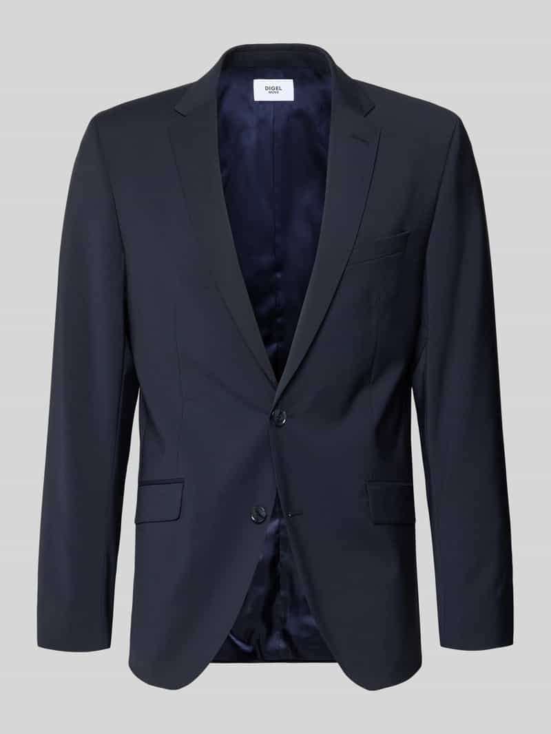 Marynarka na 2 guziki o kroju slim fit z kieszeniami z patką Model 'Allen'