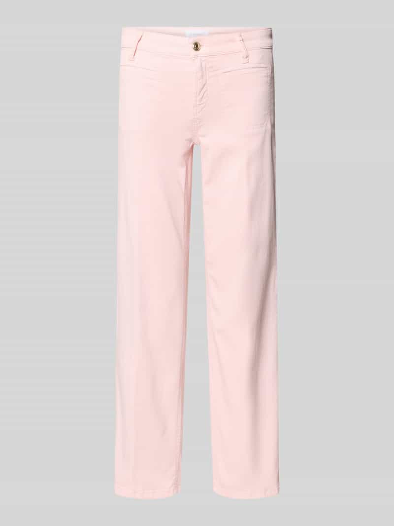 Jeansy ze skróconą nogawką z kantami i wpuszczanymi kieszeniami