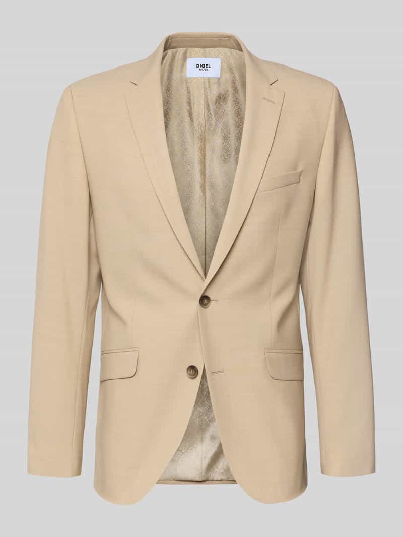 Marynarka na 2 guziki o kroju slim fit z kieszeniami z patką Model 'Allen'