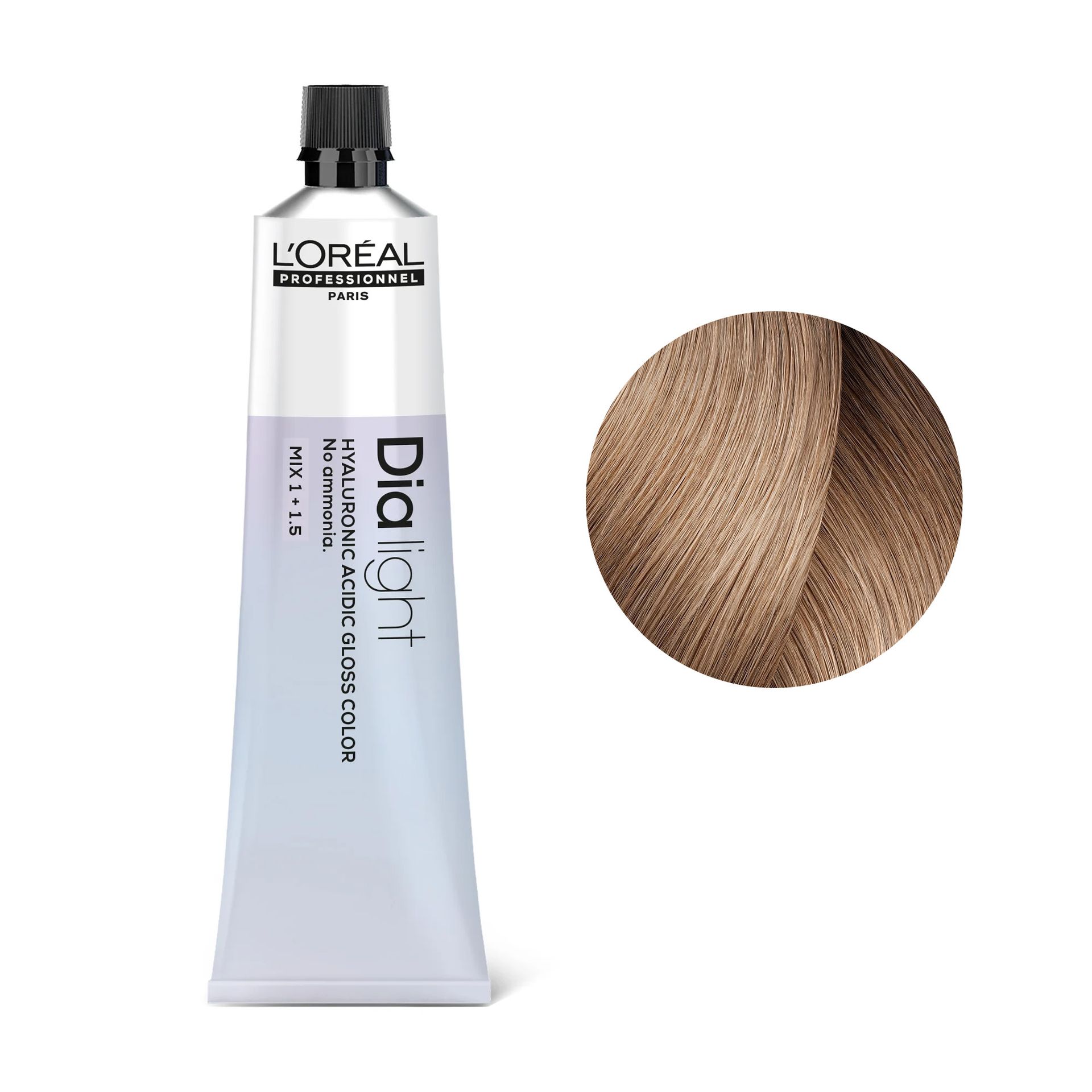 Loreal Dia Light, krem koloryzujący z kompleksem hialuronowym, 9.02, 60ml