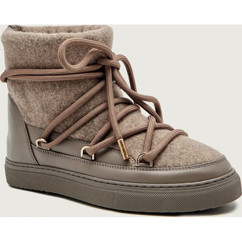 INUIKII Śniegowce FELT z dodatkiem skóry