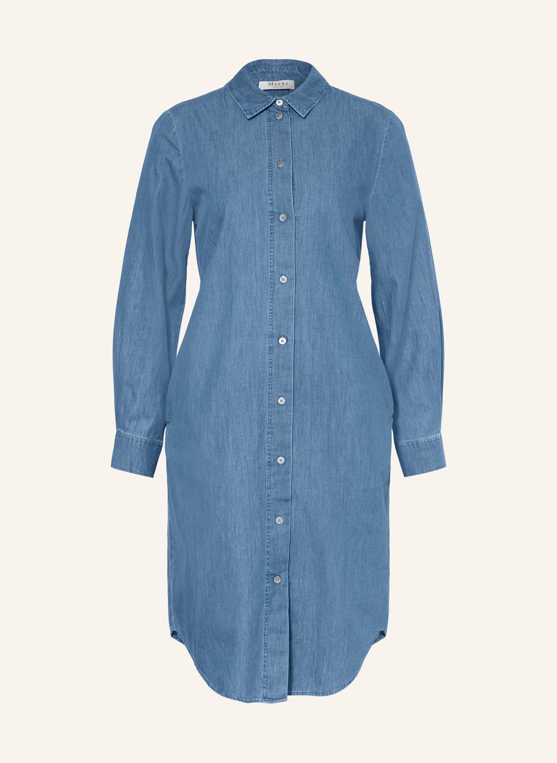 Maerz Muenchen Sukienka Koszulowa W Stylu Jeansowym blau