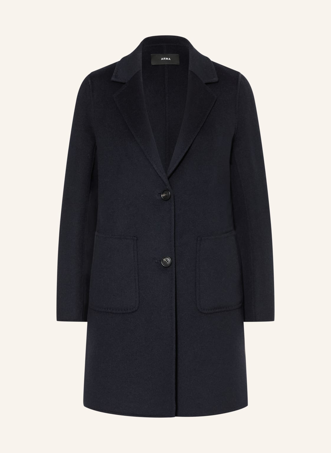 Arma Płaszcz Wełniany blau