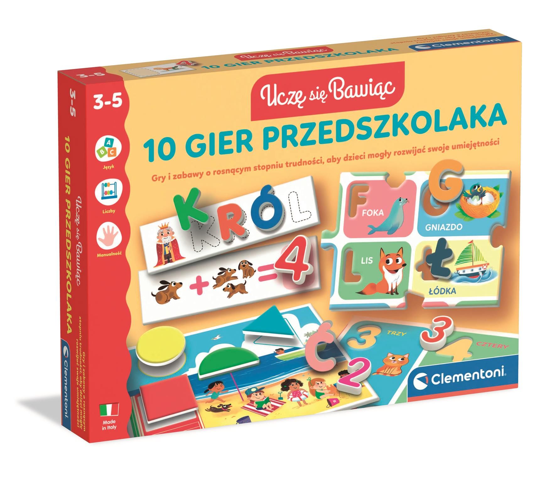 10 gier przedszkolaka Clementoni - gra